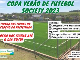 Copa Verão de Futebol Society 2023