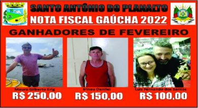 NFG GANHADORES DE FEVEREIRO DE 2022