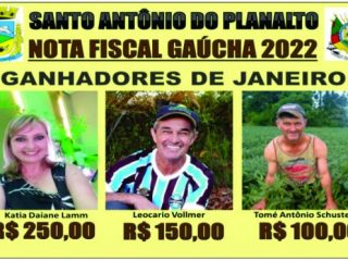 NFG GANHADORES DE JANEIRO DE 2022